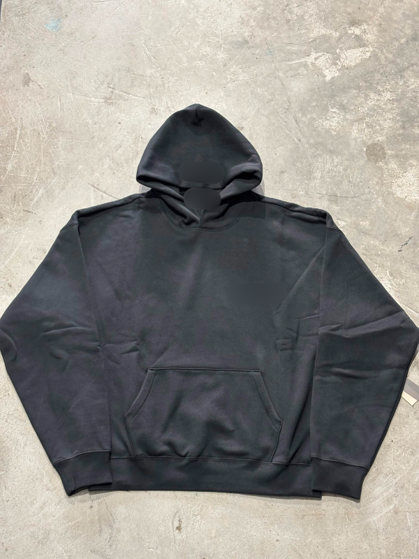 essentcials hoodie black